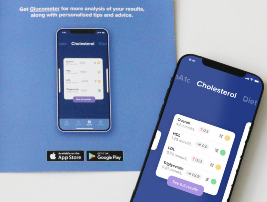 photo of digital health app for managing diabetes