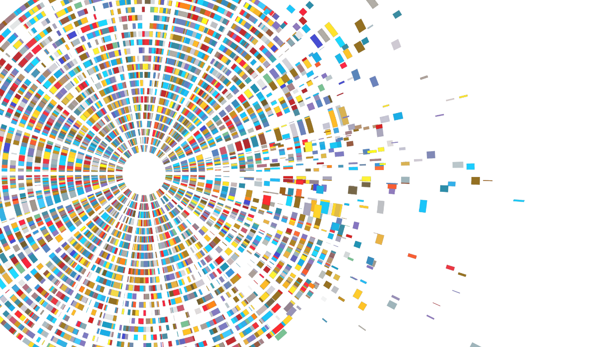 illustrative image of genome data